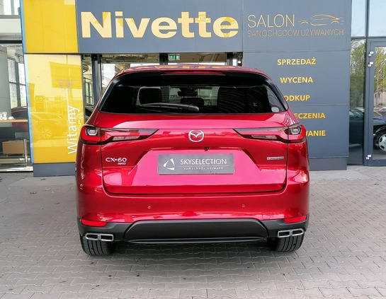 Mazda CX-60 cena 239900 przebieg: 9029, rok produkcji 2022 z Warszawa małe 497